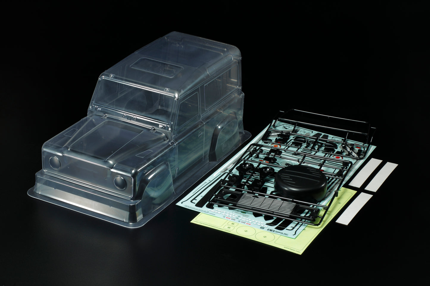 Tamiya Land Rover Defender Body Parts Set (CC-01) - RCXX - RC Racing Shop | RC Models | Tuning & Spare Parts for Professionals