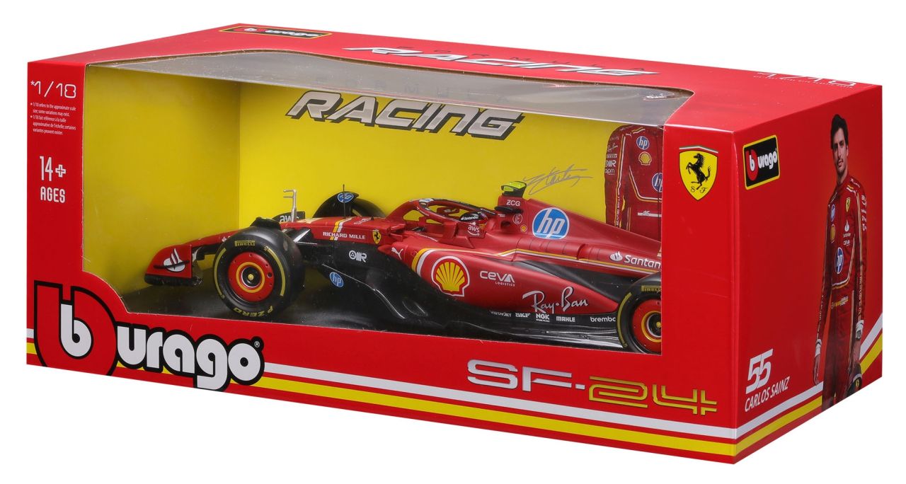 Ferrari F1 SF-24 1/18 Sainz 2024 - RCXX - RC Racing Shop | RC Models | Tuning & Spare Parts for Professionals