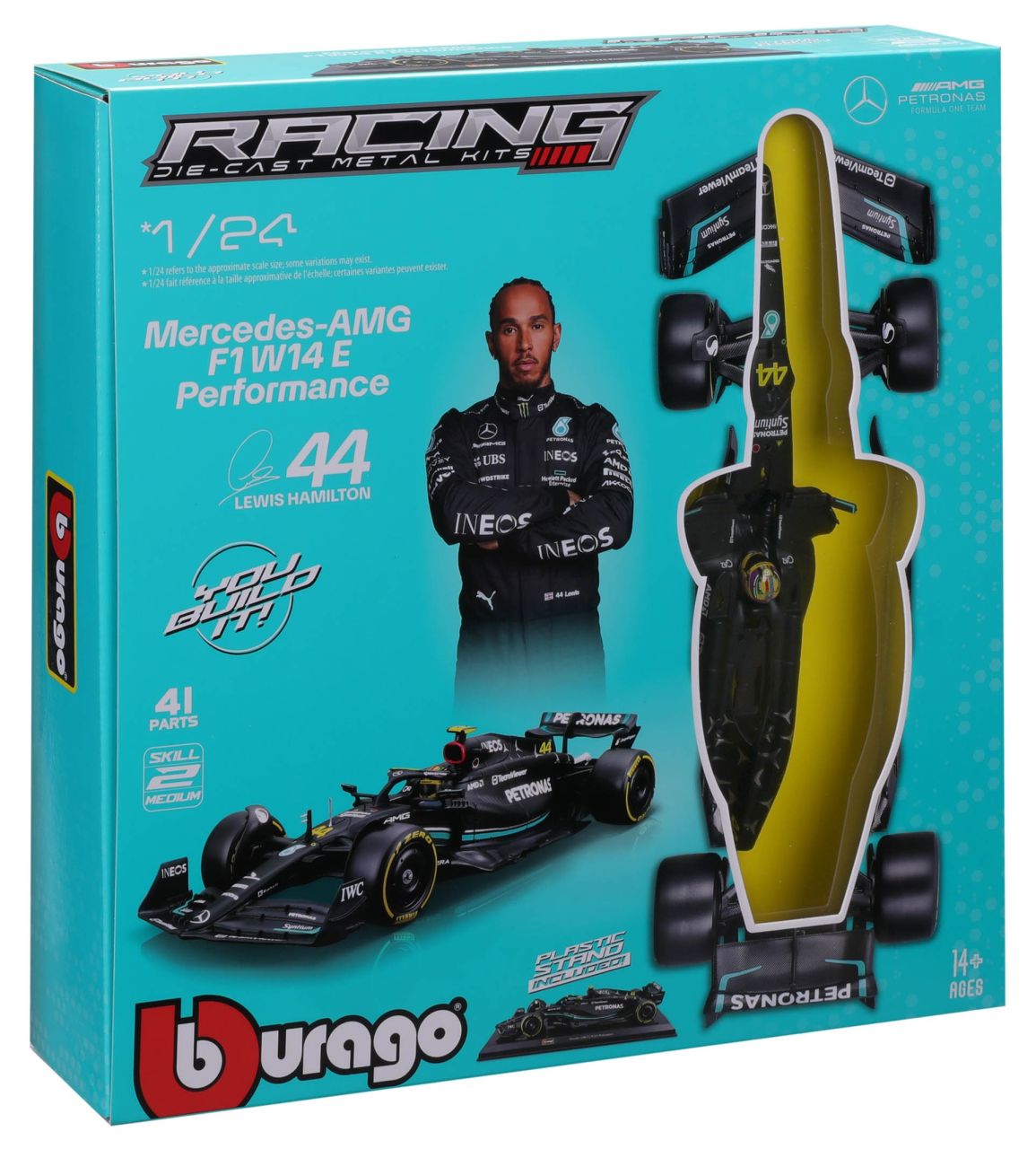 Mercedes-AMG F1 W14 E Perf. 1/24 Kit Hamilton 2023 - RCXX - RC Racing Shop | RC Models | Tuning & Spare Parts for Professionals