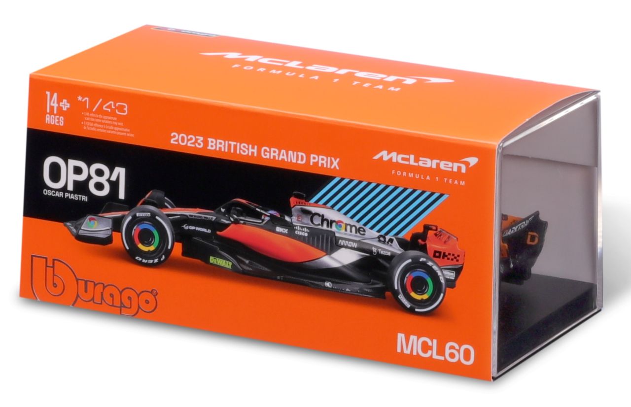 McLaren F1 Team MCL60 1/43 Piastri 2023 - RCXX - RC Racing Shop | RC Models | Tuning & Spare Parts for Professionals