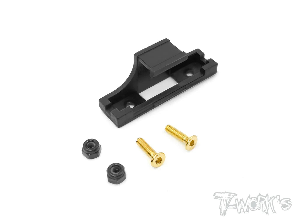 T-Works EA-030 Servo Connector Lock With Switch Hole (1) - RCXX - rc racing for professionals