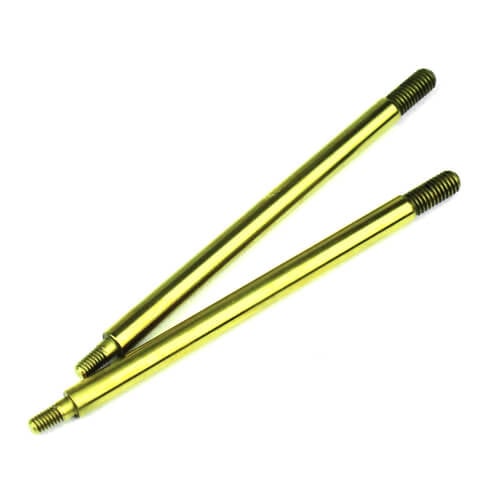Tekno Shock Shafts w/ TiNi coating (rear, x-long, steel, 2pcs) - TKR6061T