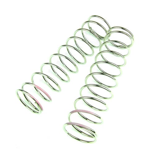 Tekno Shock Spring Set (1.6 x 10.5T, 95mm, pink, 3.96 lb/in) - TKR6080