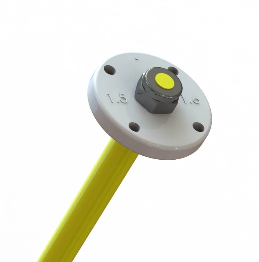 Tekno Shock Piston Set (flat/flat, req. TKR1267, 2x1.5 + 2x1.6, 4pcs) - TKR6138B