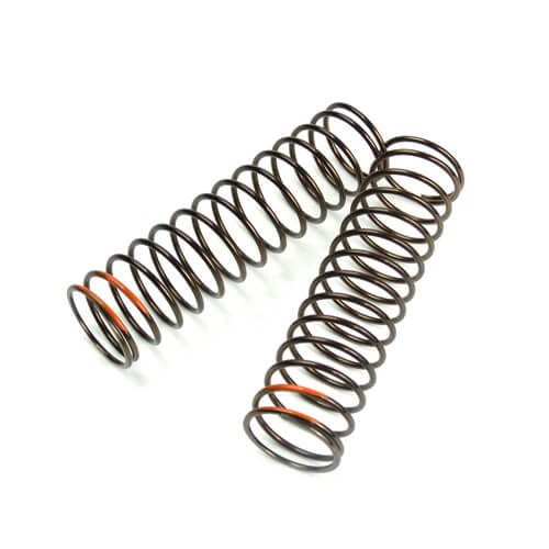 Tekno LF Shock Spring Set (rear, 1.6x14.5, 2.75lb/in, 85mm, orange) - TKR8773