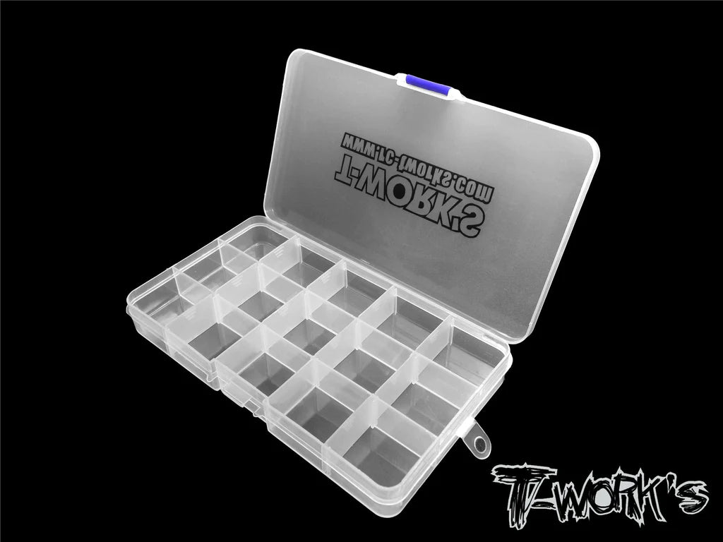 T-Works TT-014 15 Case Hardware Storage Boxes 17.5x10x2.3cm (1) - RCXX - rc racing for professionals