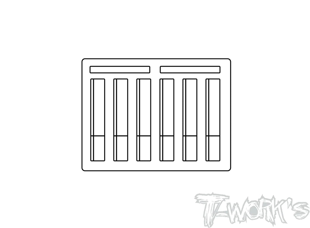 T-Works TT-075-J Compact Hard Case Battery Bag (1) - RCXX - rc racing for professionals