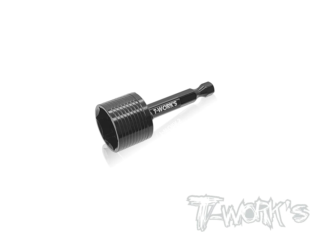 T-Works TT-087-17 17mm Aluminium Magnetic Nut Driver Attachment (1) - RCXX - rc racing for professionals