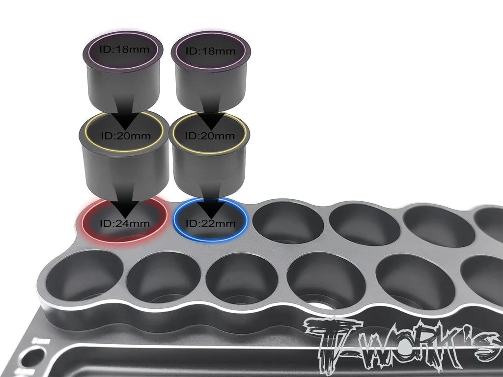 T-Works TT-120-A T-Work's Tool Organiser Stand - RCXX - rc racing for professionals