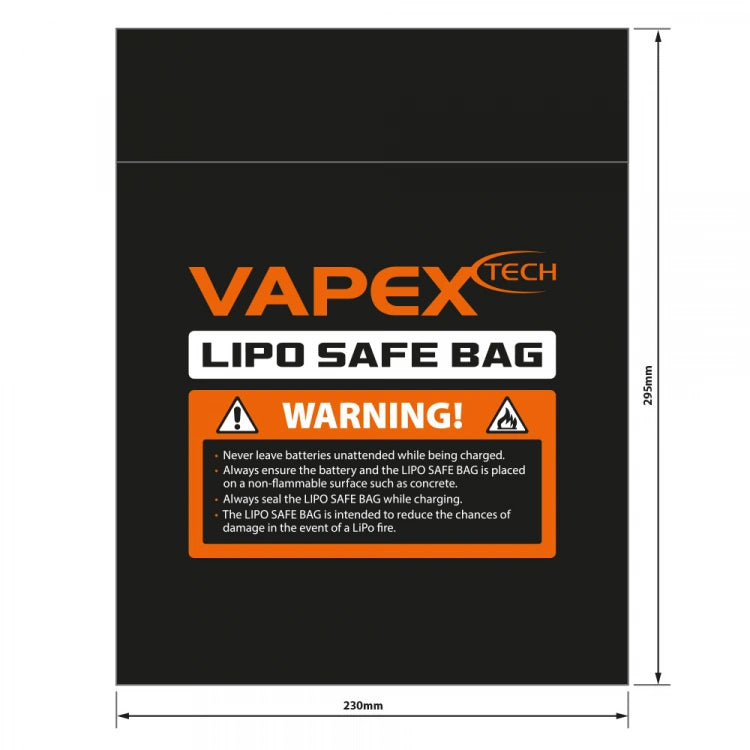 Vapex LiPo-Safe Bag-B (230×295 mm) - VPLIPOBAGB - RCXX - RC Racing Shop | RC Models | Tuning & Spare Parts for Professionals