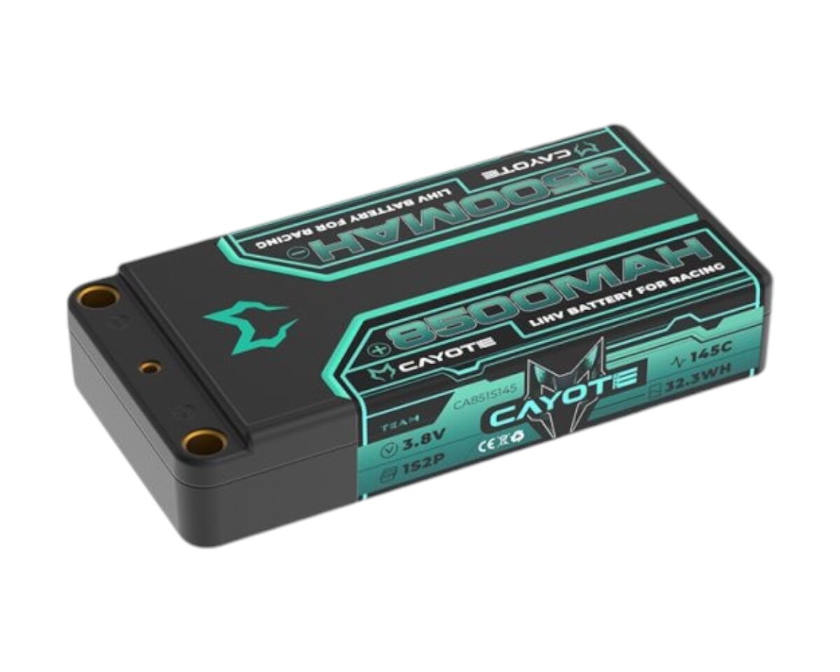 CAYOTE Racing 8500mAh 1S LiPo battery 3.8V 145C 150g - 851S145