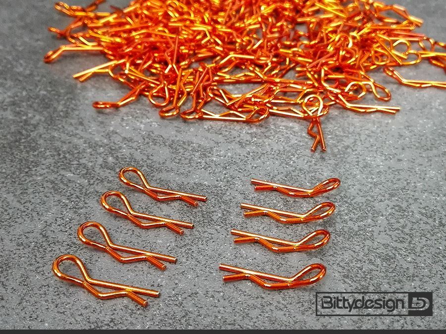 Bittydesign Clips Kit for 1/10 Off/On-Road Bodies - BDBC