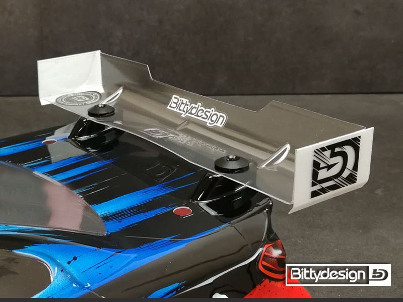 Bittydesign Rear Hard Wing 190mm - Stock spec BDRW