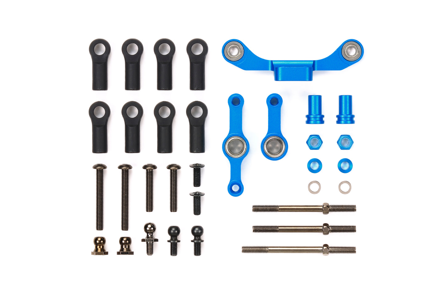 Tamiya TT-02 Type-S Alu Steering Set (Long Tie-Rod) - 54965 - RCXX - RC Racing Shop | RC Models | Tuning & Spare Parts for Professionals