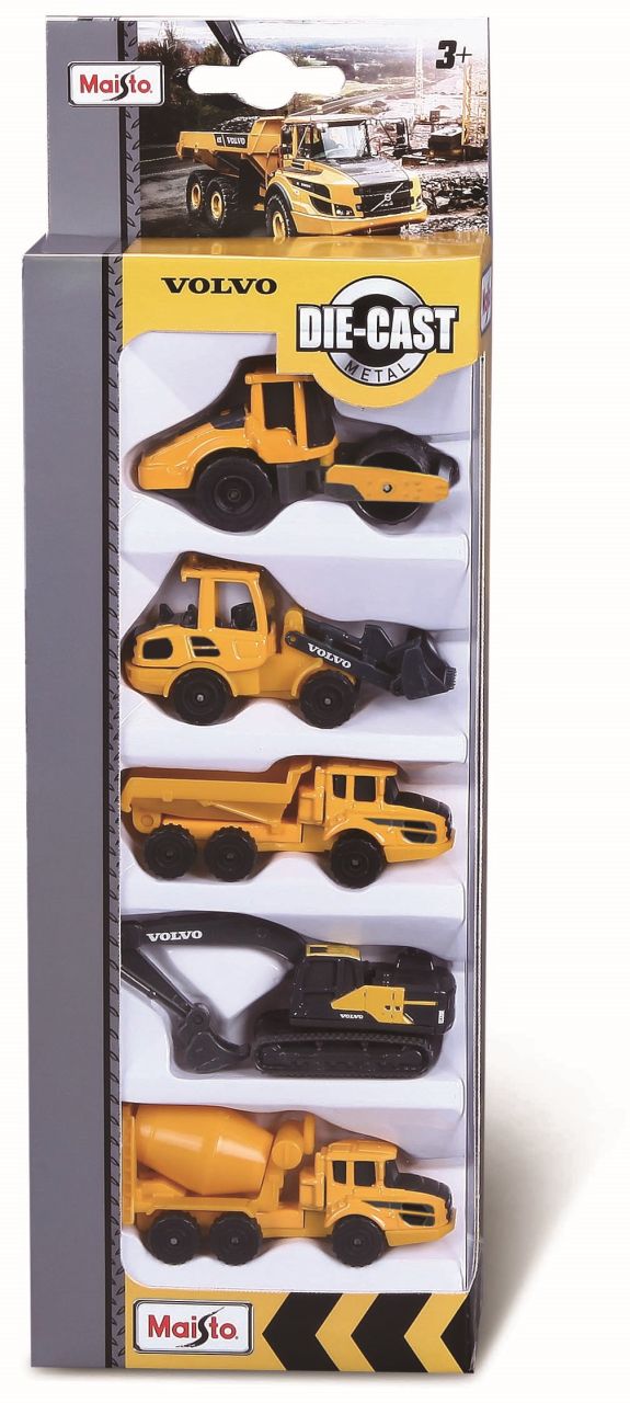 Volvo 3" Metall Baufahrzeuge 5er Set - RCXX - RC Racing Shop | RC Models | Tuning & Spare Parts for Professionals