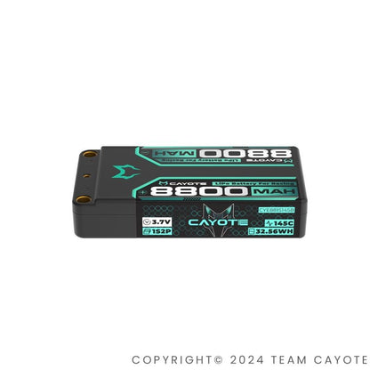 CAYOTE Racing 8800mAh 1S2P Shorty LiPo battery 3.7V 145C 162g - 881S145