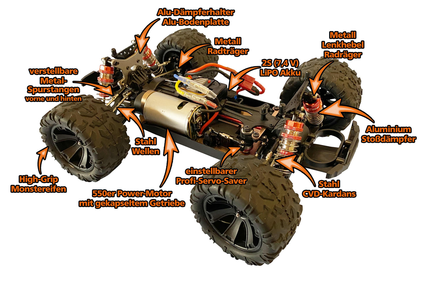 DF-Models DF-06 Evolution 1:14 RTR Truck - RCXX - RC Racing Shop | RC Models | Tuning & Spare Parts for Professionals