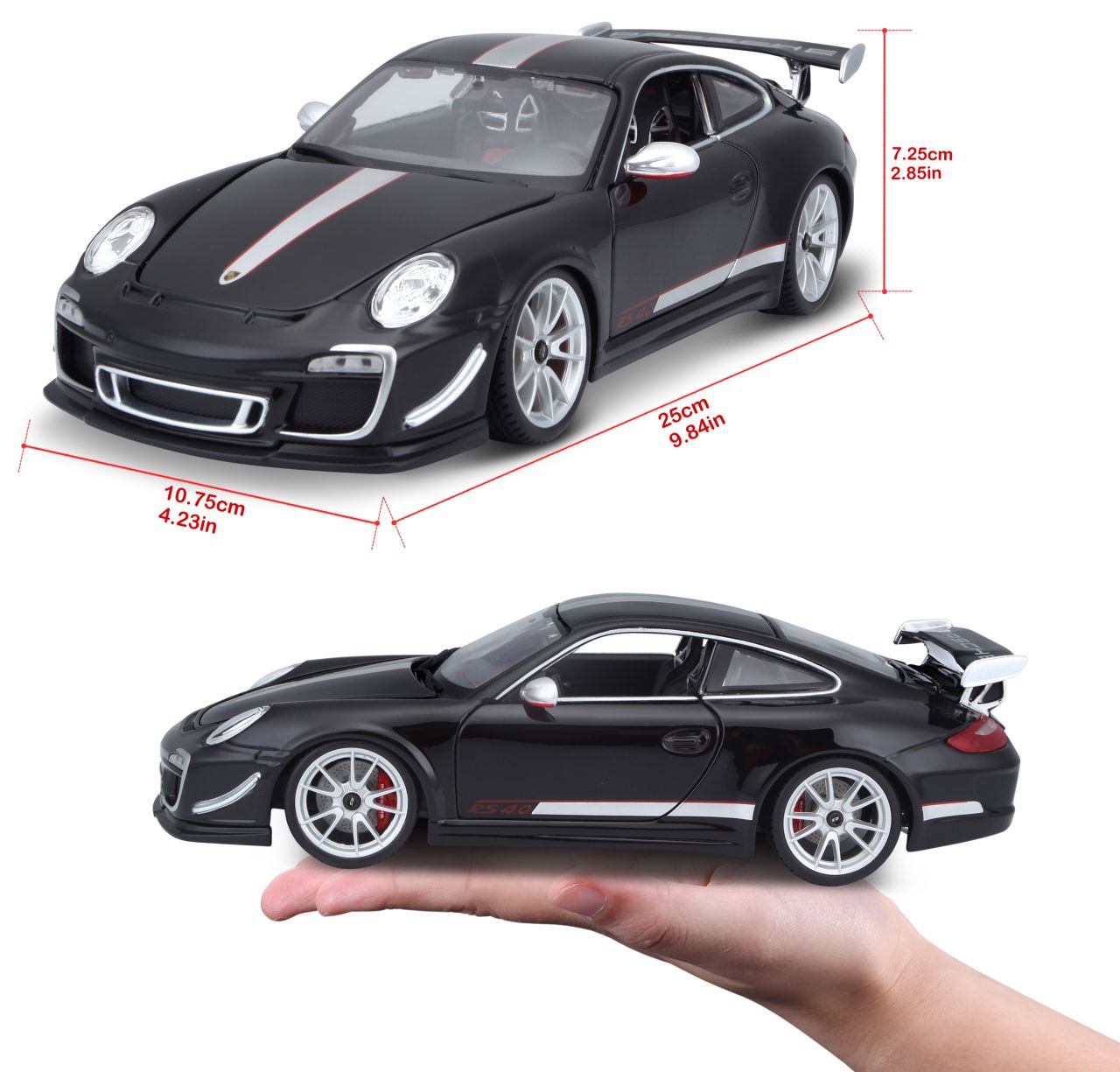 Porsche 911 GT3 RS 4.0 1/18 schwarz - RCXX - RC Racing Shop | RC Models | Tuning & Spare Parts for Professionals