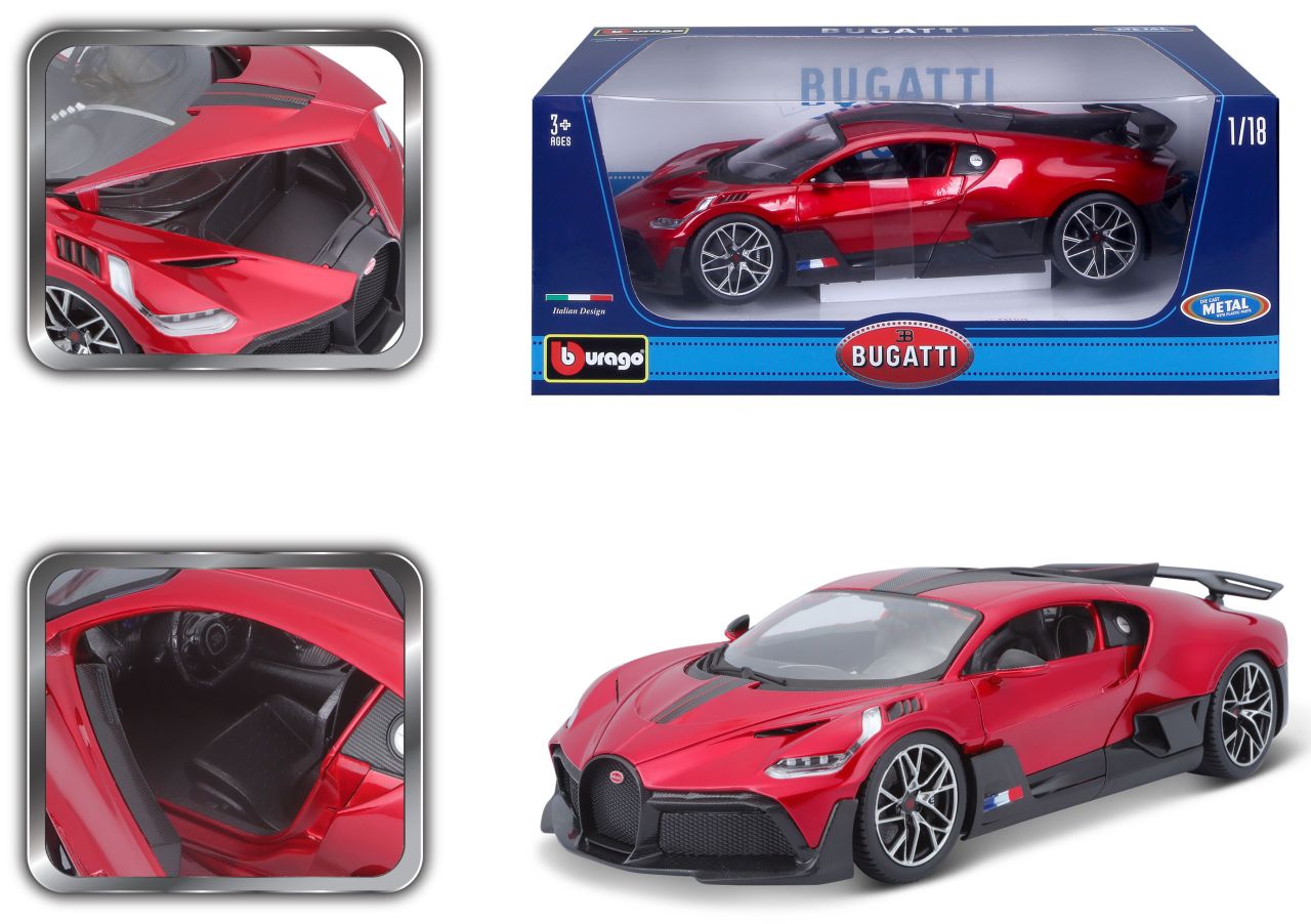 Bugatti Divo 1/18 rot - RCXX - RC Racing Shop | RC Models | Tuning & Spare Parts for Professionals