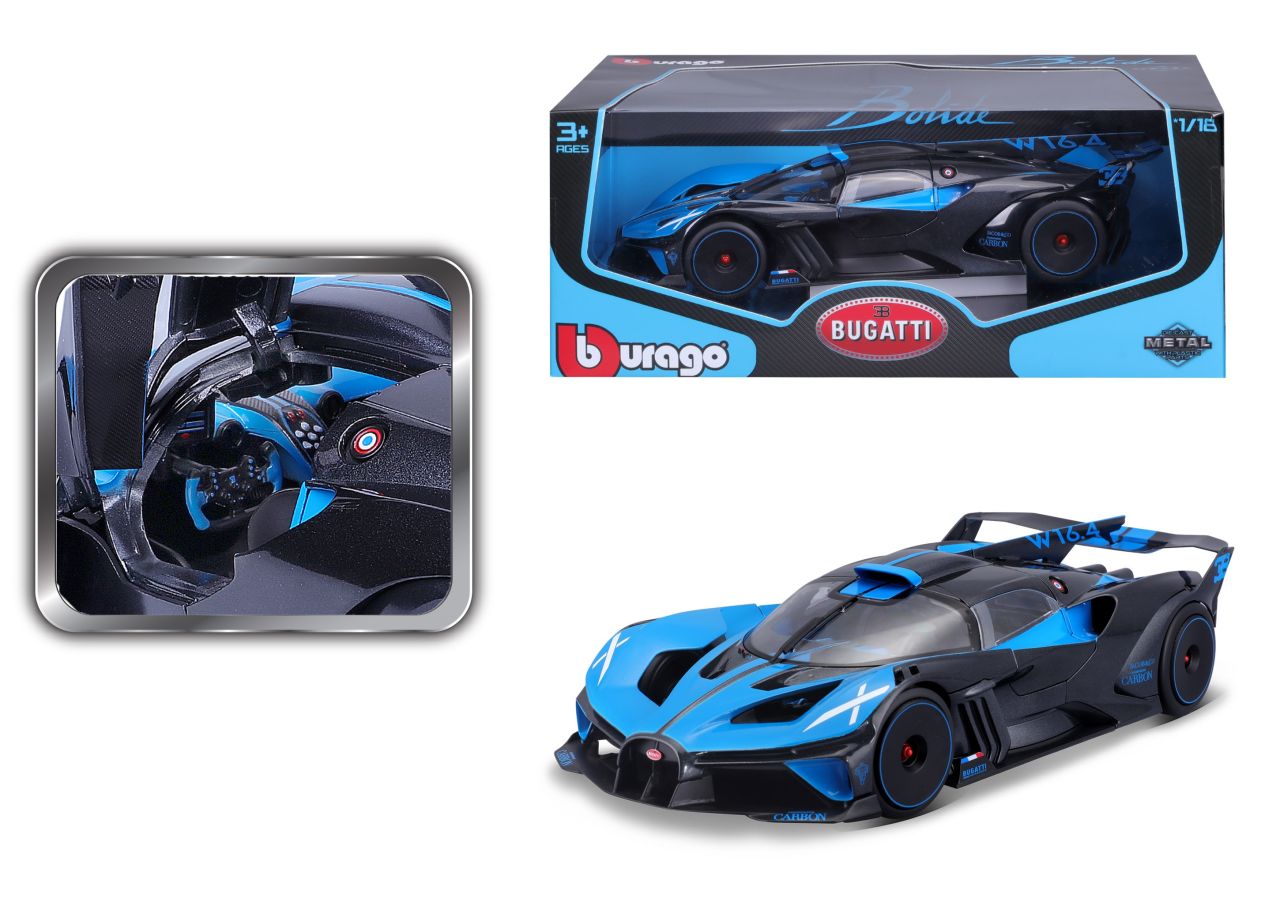 Bugatti Bolide 1/18 blau - RCXX - RC Racing Shop | RC Models | Tuning & Spare Parts for Professionals