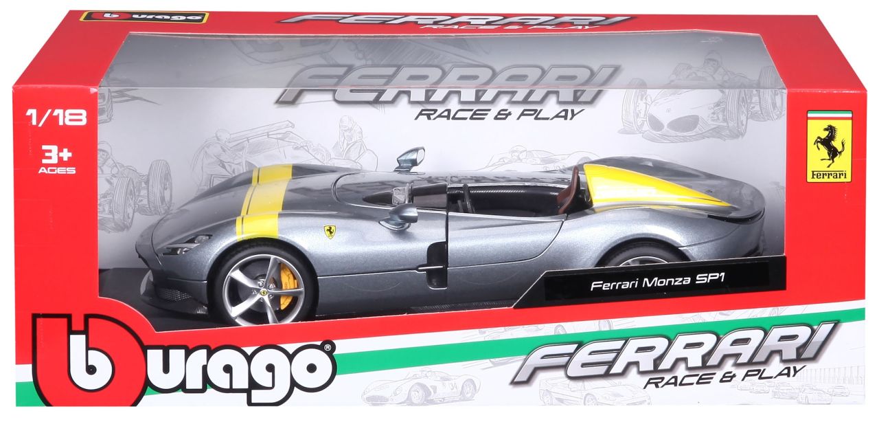 Ferrari R&P Monza SP1 1/18 silber - RCXX - RC Racing Shop | RC Models | Tuning & Spare Parts for Professionals