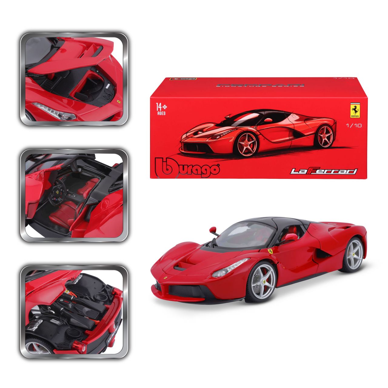 Ferrari Signature LaFerrari 1/18 rot - RCXX - RC Racing Shop | RC Models | Tuning & Spare Parts for Professionals