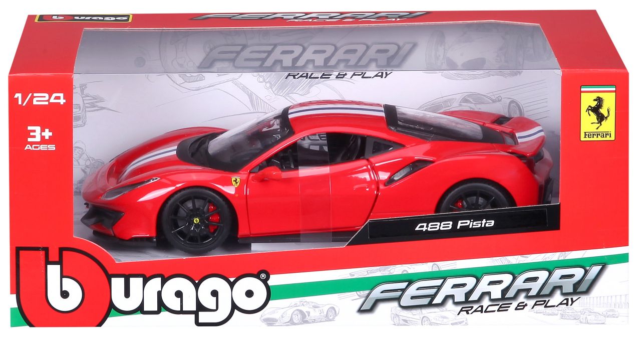 Ferrari R&P 488 Pista 1/24 rot - RCXX - RC Racing Shop | RC Models | Tuning & Spare Parts for Professionals