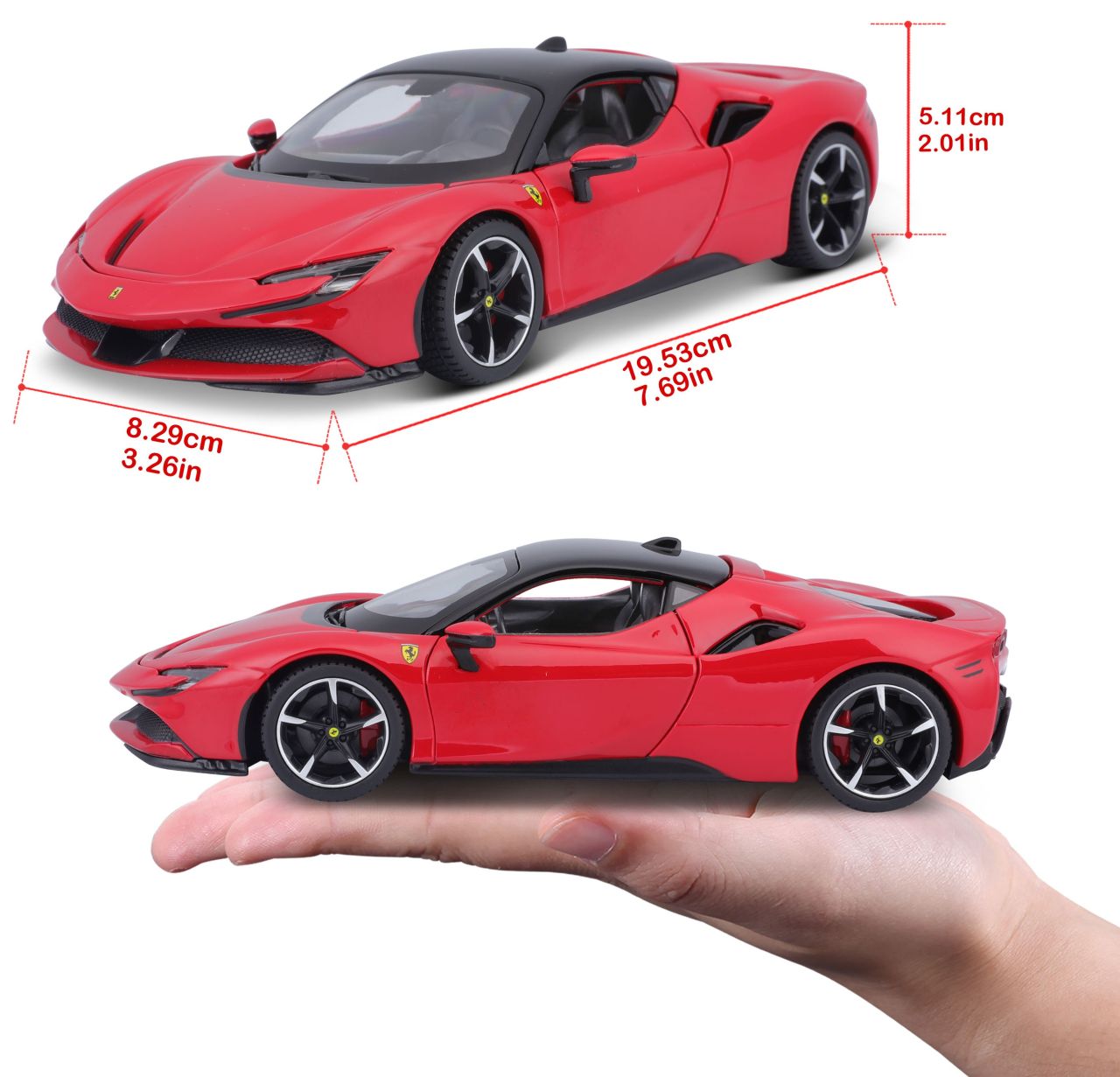 Ferrari R&P SF90 Stradale 1/24 rot - RCXX - RC Racing Shop | RC Models | Tuning & Spare Parts for Professionals