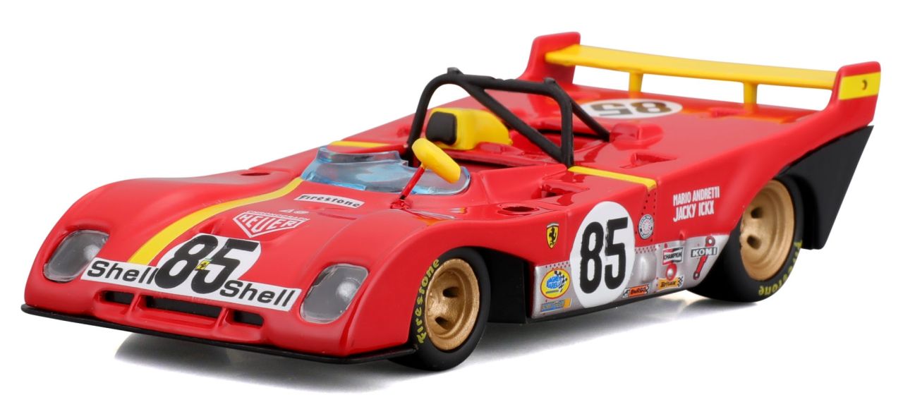 Ferrari Racing 312 P 1972 1/43 rot - RCXX - RC Racing Shop | RC Models | Tuning & Spare Parts for Professionals