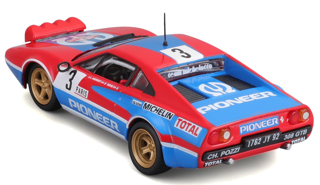 Ferrari Racing 308 GTB 1982 1/43 rot - RCXX - RC Racing Shop | RC Models | Tuning & Spare Parts for Professionals