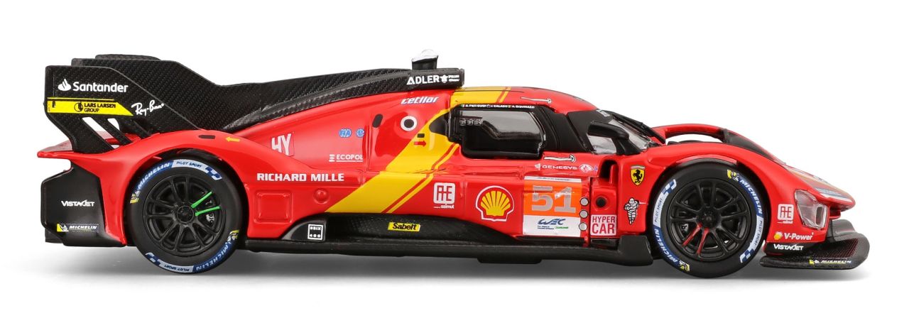 Ferrari Racing 499P LMH 2023 1/43 rot - RCXX - RC Racing Shop | RC Models | Tuning & Spare Parts for Professionals