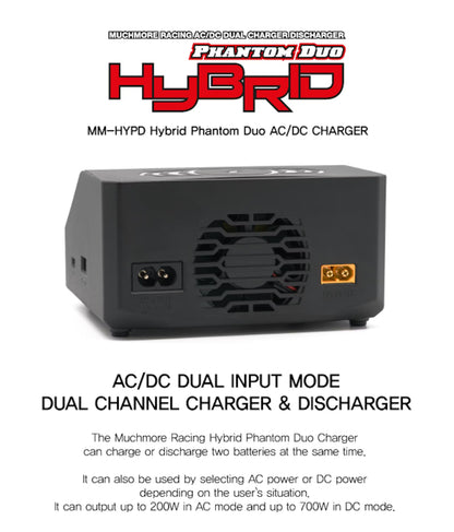 Chargeur CA/CC hybride MUCHMORE Phantom Duo