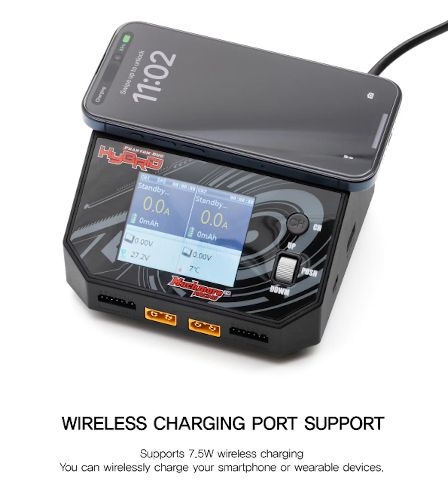 Chargeur CA/CC hybride MUCHMORE Phantom Duo