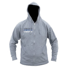 Tekno Tekno RC Zippered Hoodie (stacked logo, gray, medium) - TKRHOODIE07M