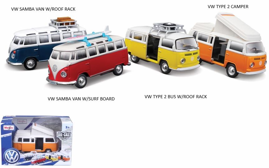 VW Samba Bus ass. 10cm - RCXX - RC Racing Shop | RC Models | Tuning & Spare Parts for Professionals