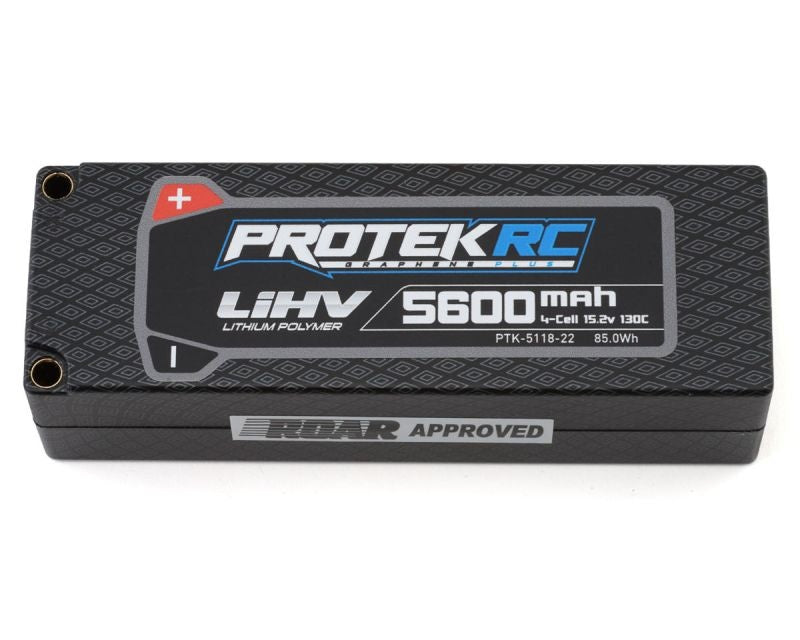 4S 130C Low IR Silicon Graphene HV LCG LiPo Batterie ProTek RC (15.2V, 5600mAh, 138x47x38.2mm, 454g)