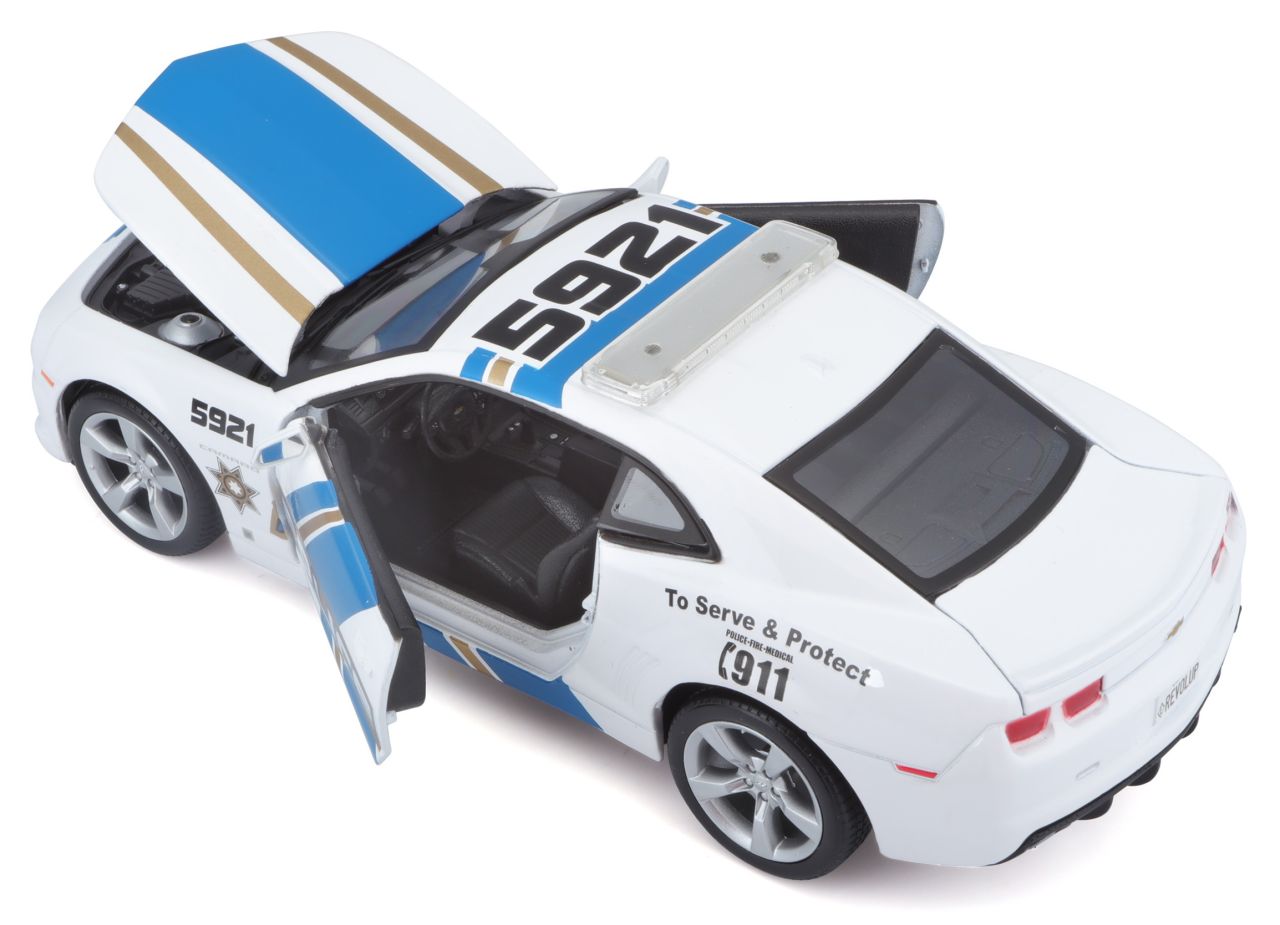 Chevrolet Camaro SS RS 2010 Police Weiss 1/24 - RCXX - RC Racing Shop | RC Models | Tuning & Spare Parts for Professionals
