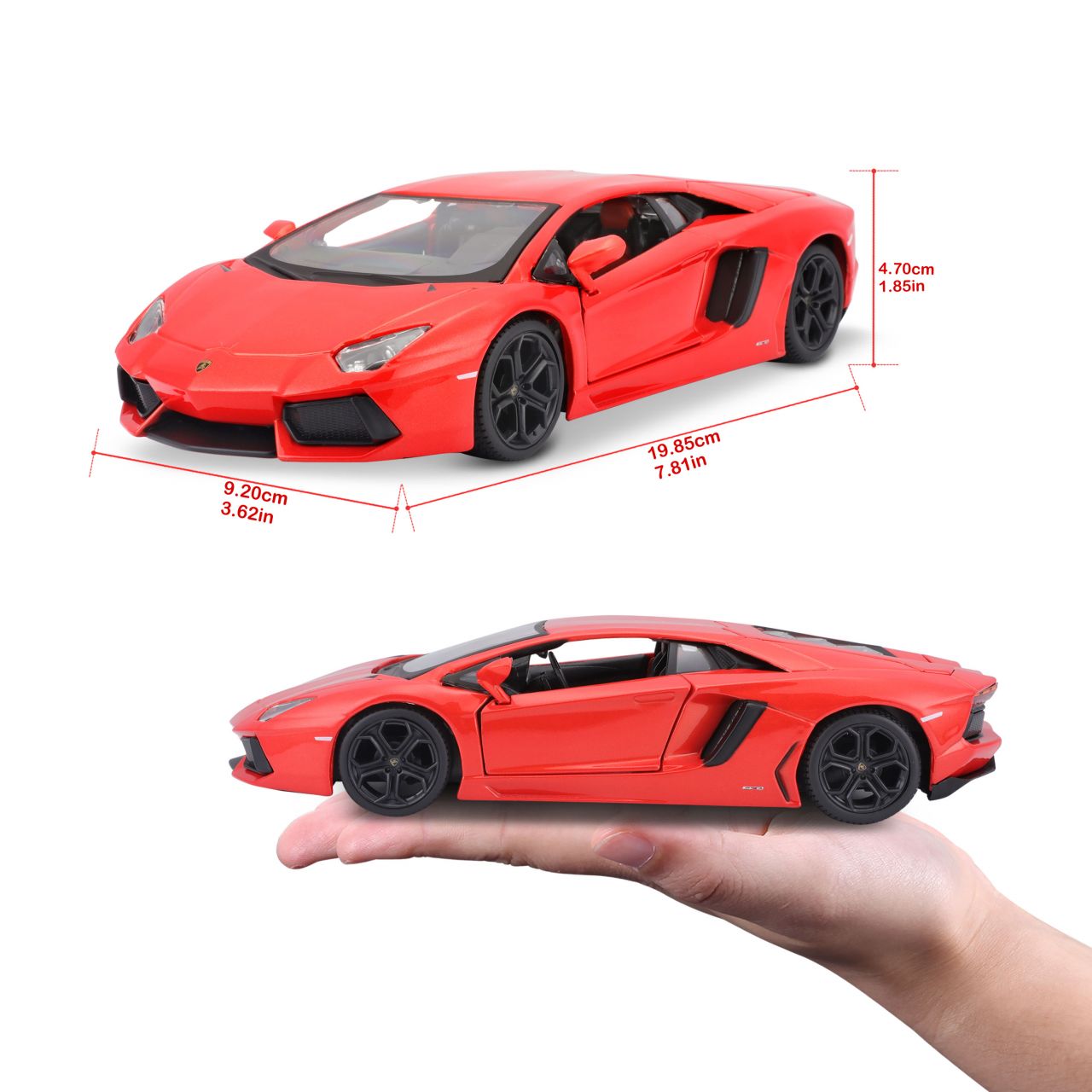 Lamborghini Aventador orange 1/24 - RCXX - RC Racing Shop | RC Models | Tuning & Spare Parts for Professionals