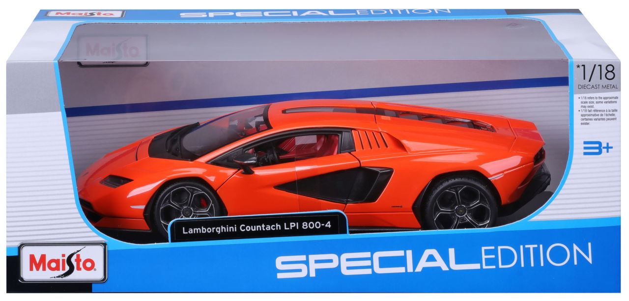 Lamborghini Countach LPI 800-4 1/18 orange - RCXX - RC Racing Shop | RC Models | Tuning & Spare Parts for Professionals