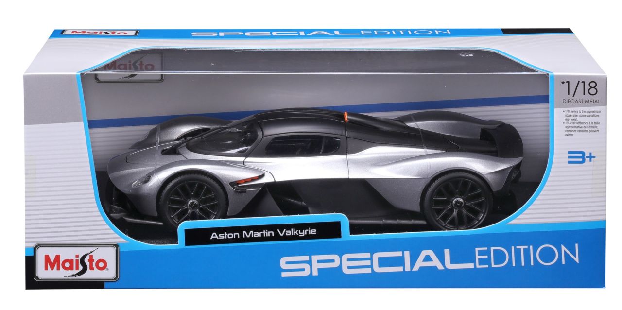 Aston Martin Valkyrie 2022 1/18 silber - RCXX - RC Racing Shop | RC Models | Tuning & Spare Parts for Professionals