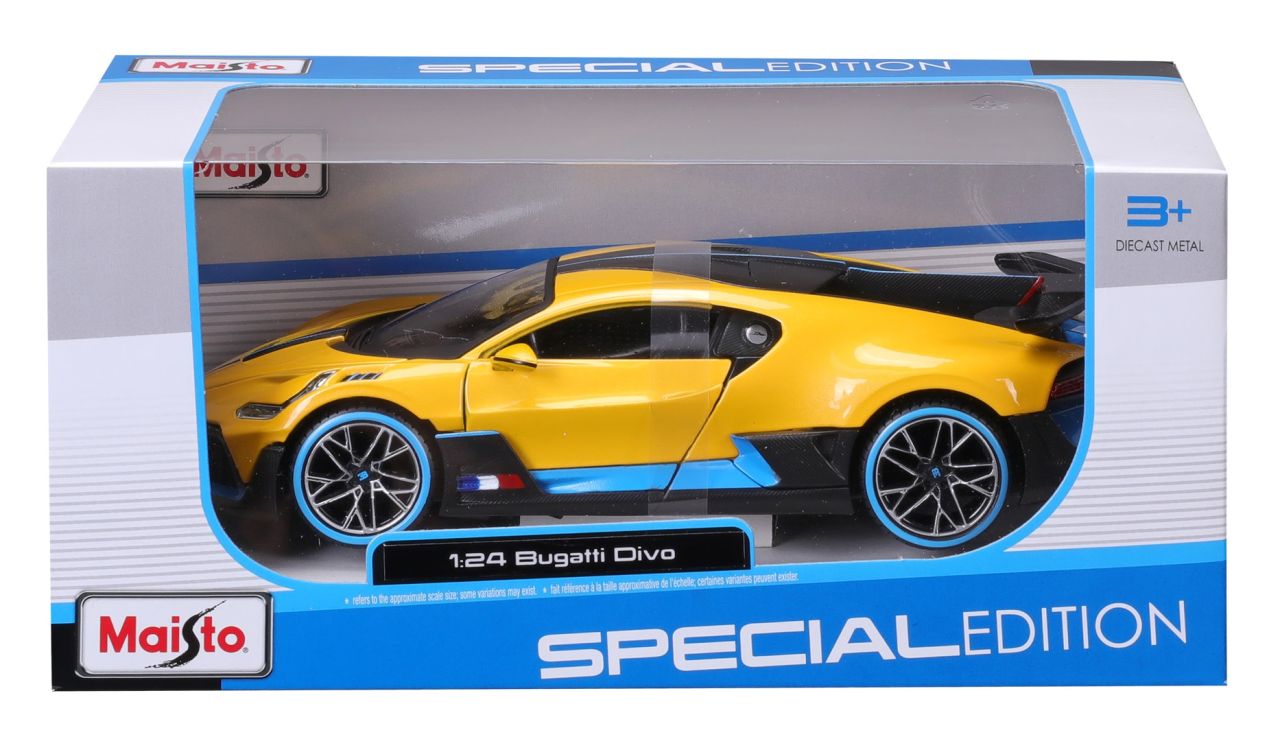 Bugatti Divo 1/24 gelb - RCXX - RC Racing Shop | RC Models | Tuning & Spare Parts for Professionals