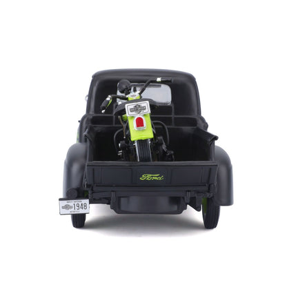 Ford F-1 Pick-Up 1948 Harley Davidson 1/24 schwarz - RCXX - RC Racing Shop | RC Models | Tuning & Spare Parts for Professionals
