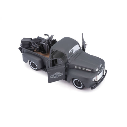 Ford F-1 Pick-Up 1948 Harley Davidson 1/24 grau - RCXX - RC Racing Shop | RC Models | Tuning & Spare Parts for Professionals