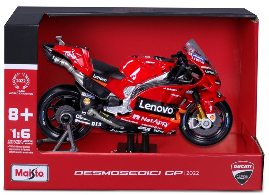 MotoGP 1/6 Ducati Desmosedici #63 Bagnaia - RCXX - RC Racing Shop | RC Models | Tuning & Spare Parts for Professionals