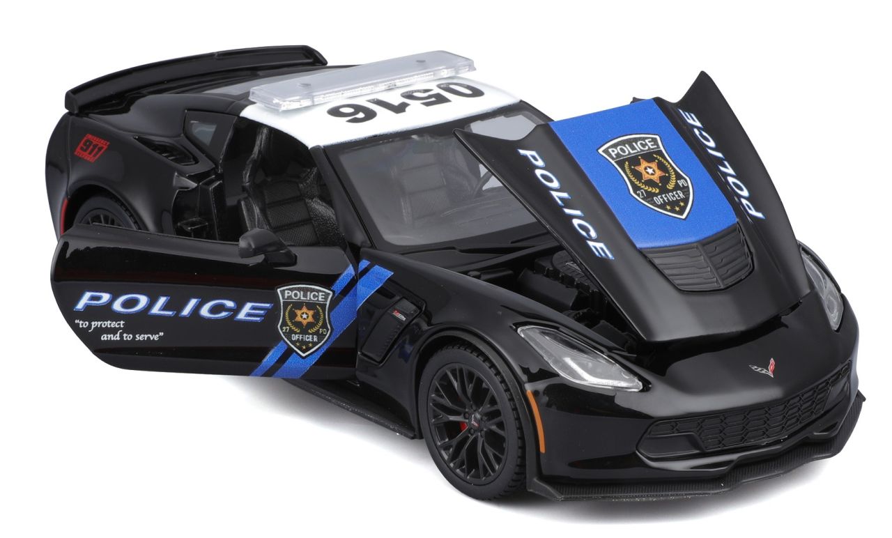 Chevrolet Corvette Z06 2015 Police 1/24 - RCXX - RC Racing Shop | RC Models | Tuning & Spare Parts for Professionals