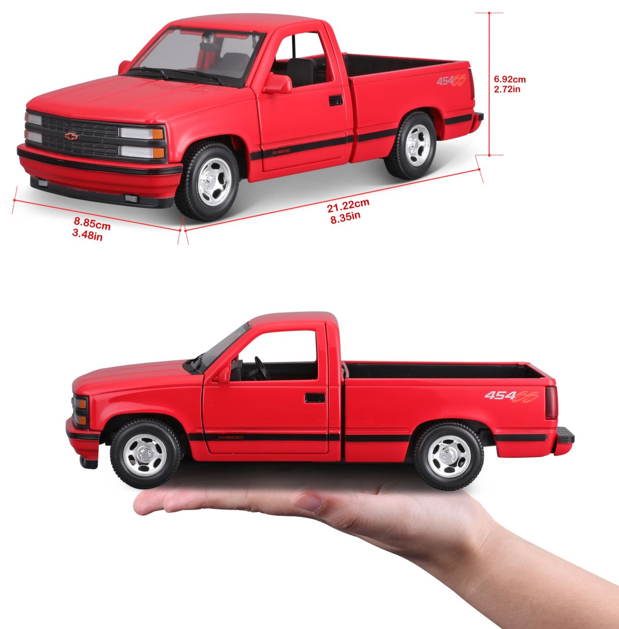 Chevrolet 454 SS Pick-Up1993 1/24 rot - RCXX - RC Racing Shop | RC Models | Tuning & Spare Parts for Professionals