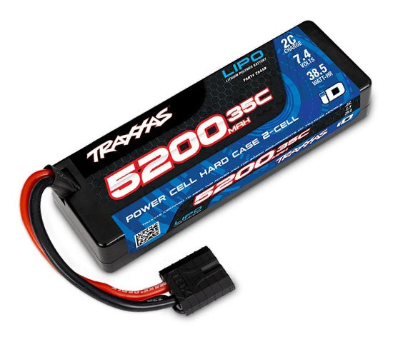 Traxxas LiPo Hardcase Akku 2S 7.4V 5200mAh 35C mit iD™ - 2844R - RCXX - RC Racing Shop | RC Models | Tuning & Spare Parts for Professionals