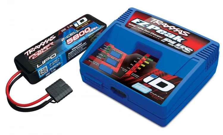 Traxxas EZ-Peak Ladegerät & 2S 5800mAh LiPo Akku Set (mit iD™) - 2992GX - RCXX - RC Racing Shop | RC Models | Tuning & Spare Parts for Professionals