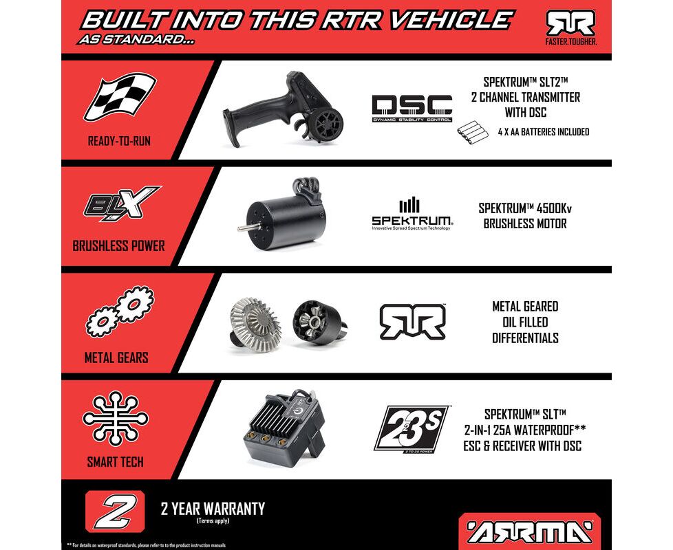 Arrma Typhon GROM 223S BLX brushless 4x4 - ARA2306STX - RCXX - RC Racing Shop | RC Models | Tuning & Spare Parts for Professionals