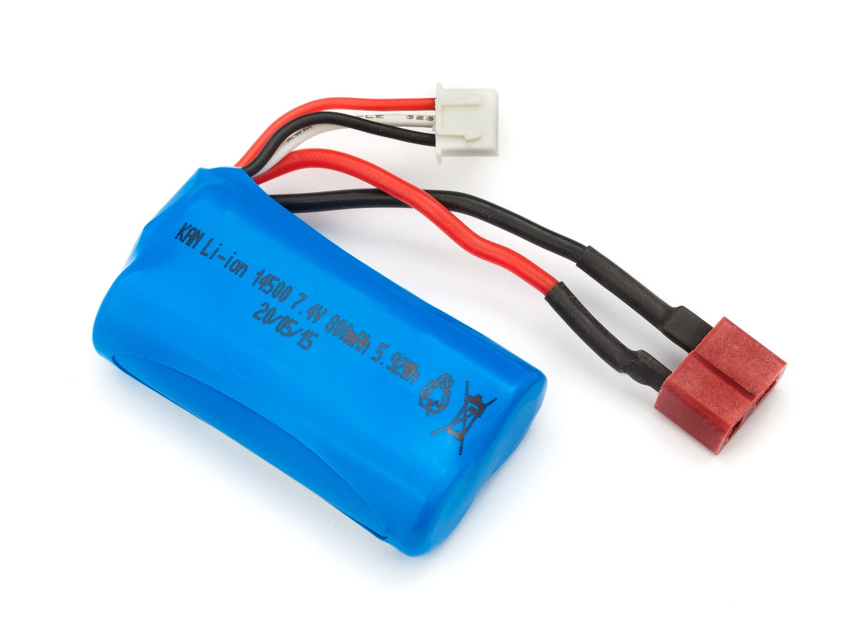 BlackZon Battery Pack (Li-ion 7.4V, 800mAH), W/T-Plug - Slyder - RCXX - RC Racing Shop | RC Models | Tuning & Spare Parts for Professionals